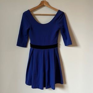 Cooperative Urban Outfitters Knit Twill Circle Dress